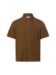 S.Oliver koszula codzienna Mężczyźni Regular Fit brązowy, XXL. Brązowe koszule męskie S.Oliver, m, bez wzorów, z tkaniny, bez kołnierzyka, bez ramiączek. Za 199.95 zł.
