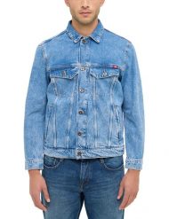 Męska Kurtka Jeansowa Mustang Style Dallas Jacket Denim Blue 1016352 5000 310. Niebieskie kurtki męskie Mustang, m, bez wzorów, z denimu, bez kaptura. Za 299.99 zł.