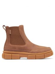 Sorel Sztyblety Explorer Strt 2078061242 Brązowy. Brązowe botki damskie Sorel, z nubiku, bez obcasa, na płaskiej podeszwie, bez zapięcia. Za 469.99 zł.