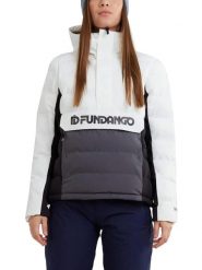 Kurtka narciarska damska Everett Padded Anorak. Białe kurtki narciarskie i snowboardowe damskie Fundango, l, bez wzorów, z poliesteru, bez kaptura, narciarskie. Za 399.00 zł.