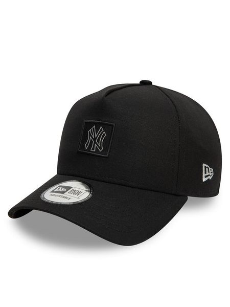 New Era Czapka z daszkiem Metallic Patch Eframe New York Yankees 60595208 Czarny. Czarne czapki z daszkiem damskie New Era, bez wzorów, z bawełny. Za 99.99 zł.