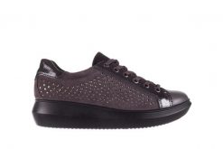 Trampki Imac 207300 Smoke Grey, Szary, Skóra naturalna - 37. Szare trampki i tenisówki damskie Imac, bez wzorów, z lakierowanej skóry. W wyprzedaży za 89.10 zł.