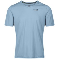Koszulka biegowa męska Inov-8 Performance Short Sleeve. Niebieskie t-shirty sportowe męskie Inov-8, m, z poliesteru, bez ramiączek, do biegania. Za 174.79 zł.