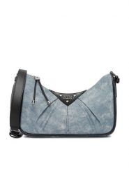 Guess Jeans Torebka CEO-GUESS-S-003-10 Niebieski. Niebieskie torebki klasyczne damskie Guess Jeans, z aplikacjami, z jeansu, bez dodatków. Za 249.99 zł.