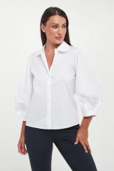 Koszula damska popelinowa Biana JOOP!. Koszule damskie Joop!, m, bez wzorów, bez kołnierzyka, bez ramiączek. Za 629.00 zł.