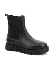 Kickers Skórzane sztyblety "Kick Favorite" w kolorze czarnym rozmiar: 38. Czarne botki damskie Kickers, sportowe, bez obcasa, bez zapięcia. Za 257.92 zł.