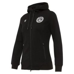 Bluza z kapturem z pełnym zamkiem błyskawicznym Udinese 2020/21. Czarne bluzy z kapturem męskie Macron, xl. Za 195.50 zł.