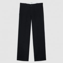 Spodnie Dickies 247 robocze czarne. Czarne spodnie materiałowe męskie Dickies, bez wzorów, sportowe. W wyprzedaży za 243.70 zł.