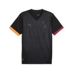 Męska koszulka Galatasaray SK Special PUMA Black Intense Orange Red Rhythm. Brązowe t-shirty sportowe męskie Puma, m, prążkowane, bez ramiączek, do piłki nożnej. Za 449.00 zł.