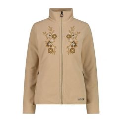 Damska polarowa bluza z zamkiem CMP. Brązowe bluzy bez kaptura damskie CMP, z polaru. Za 413.00 zł.