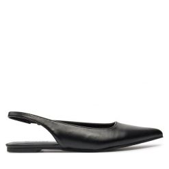 Baleriny Big Star Shoes. Czarne baleriny damskie BIG STAR SHOES, bez wzorów, bez obcasa, na płaskiej podeszwie. Za 78.99 zł.