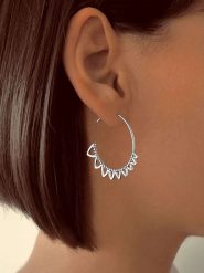 Les Petites Précieuses Srebrne kolczyki rozmiar: onesize. Szare kolczyki damskie Les Petites Précieuses, srebrne. Za 108.99 zł.