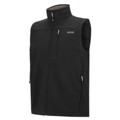 Męska wodoodporna kamizelka typu softshell Arana. Czarne kurtki softshell damskie Regatta, l, bez wzorów, z elastanu, bez kaptura. Za 314.99 zł.