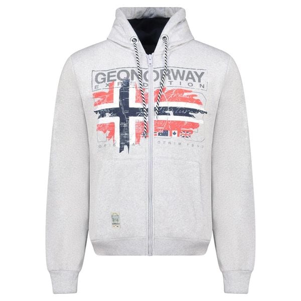 Bluza Geographical Norway GRUSTY BLENDED GREY DB MEN 100 mieszana szarość męska. Szare bluzy bez kaptura męskie Geographical Norway, m. Za 149.00 zł.