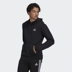 Bluza z kapturem Essentials Fleece. Białe bluzy z kapturem męskie Adidas, m. Za 139.00 zł.