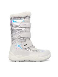 Primigi Śniegowce GORE-TEX 8881666 S Srebrny. Szare kozaki dziewczęce Primigi, bez wzorów, z gore-texu, bez obcasa. Za 519.99 zł.