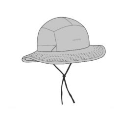 Kapelusz do biegania w terenie Kiprun. Szare kapelusze damskie KIPRUN, bez wzorów, z materiału. Za 89.99 zł.