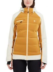Damska kurtka narciarska Fundango Medina Padded. Białe kurtki narciarskie i snowboardowe damskie Fundango, m, bez wzorów, z poliesteru, bez kaptura, narciarskie. Za 399.00 zł.