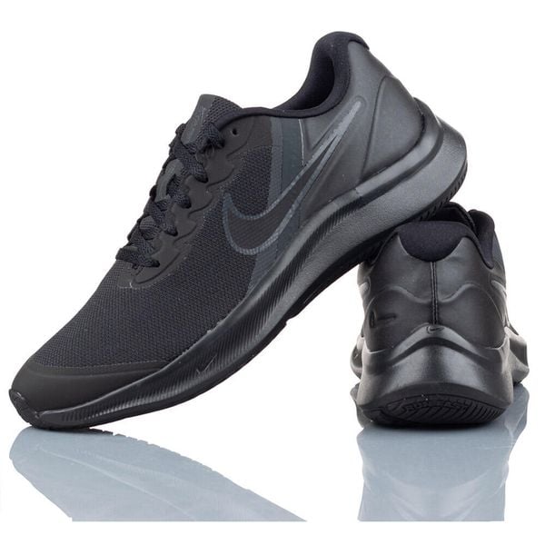 Buty Do Biegania Damskie Nike Star Runner 3. Czarne obuwie do biegania damskie Nike. Za 181.30 zł.