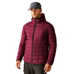 Męska Ocieplana Kurtka Asper. Czerwone kurtki męskie Regatta, m, bez wzorów, z materiału, z kapturem. Za 497.99 zł.