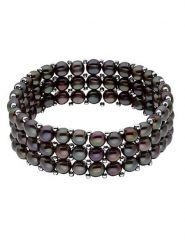 Pearline Bransoletka perłowa w kolorze tahiti rozmiar: onesize. Niebieskie bransoletki damskie Pearline. Za 208.99 zł.