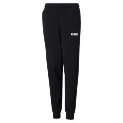 Puma Spodnie Ess 84762801. Czarne spodnie materiałowe męskie Puma, bez wzorów, eleganckie. Za 100.99 zł.