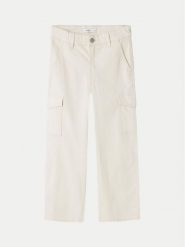 NAME IT Spodnie materiałowe 13220718 Écru Wide Leg. Spodnie dziewczęce Name it, z bawełny. Za 159.99 zł.