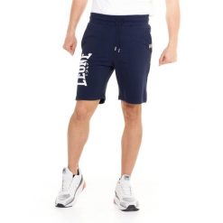 Leone 1947 Apparel Męskie szorty. Niebieskie szorty męskie LEONE 1947 APPAREL, bez wzorów, z bawełny, sportowe. Za 105.21 zł.