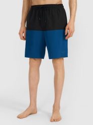4F Szorty kąpielowe w kolorze czarno-granatowym rozmiar: XXL. Czarne szorty sportowe męskie 4f, xxl, z materiału, outdoorowe. Za 49.95 zł.