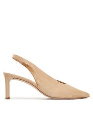 HÖGL Czółenka Cailee 9-106812 Beżowy. Brązowe czółenka damskie HÖGL, bez wzorów, ze skóry, bez obcasa. Za 419.99 zł.