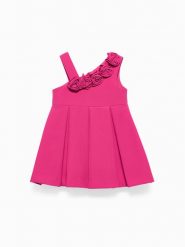 Abel & Lula Sukienka elegancka 5018 Czerwony Regular Fit. Czerwone sukienki dziewczęce Abel & Lula, bez wzorów, z syntetyku, bez ramiączek. Za 299.99 zł.