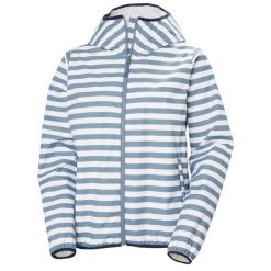 Damska kurtka wodoodporna Helly Hansen Graphic. Niebieskie kurtki przeciwdeszczowe damskie Helly Hansen, bez kaptura. Za 628.00 zł.