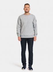 Didriksons Bluza w kolorze szarym rozmiar: XXL. Szare bluzy bez kaptura męskie Didriksons, xxl. Za 159.95 zł.
