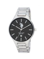 U.S. Polo Assn. Zegarek kwarcowy w kolorze srebrno-czarnym rozmiar: onesize. Szare, analogowe zegarki męskie U.S. Polo Assn., metalowe. Za 173.99 zł.