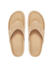 Palladium Japonki Dunelite Azur Sde 74453-257-M Beżowy. Brązowe klapki damskie Palladium, w ażurowe wzory, ze skóry, bez obcasa. Za 239.99 zł.