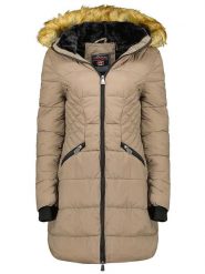 ANAPURNA Parka "Bolmen" w kolorze szarobrązowym rozmiar: S. Brązowe parki damskie ANAPURNA, s, bez wzorów. Za 175.67 zł.