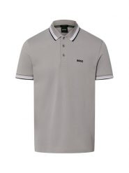 BOSS Green koszulka polo - Paddy Mężczyźni Bawełna szary, M. Szare koszulki polo męskie Boss Green, m, bez wzorów, z bawełny, bez ramiączek. Za 349.95 zł.