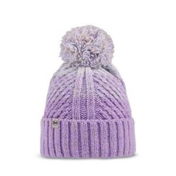 Czapka BUFF KNITTED & FLEECE BAND BEANIE AKNA. Fioletowe czapki zimowe damskie Buff. Za 169.90 zł.