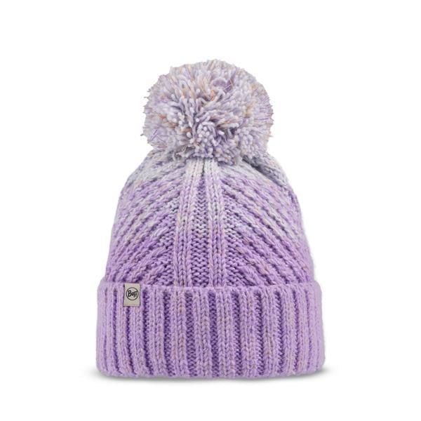 Czapka BUFF KNITTED & FLEECE BAND BEANIE AKNA. Fioletowe czapki zimowe damskie Buff. Za 169.90 zł.