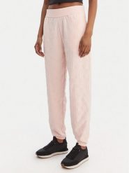 HUGO Spodnie dresowe Monogram 50556809 Różowy Regular Fit. Czerwone spodnie dresowe damskie Hugo, s, bez wzorów, z bawełny. Za 399.99 zł.