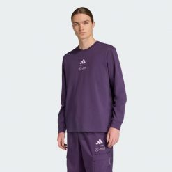 Koszulka z długim rękawem Mercedes - AMG Petronas Formula One Team Premium Woven. Fioletowe koszulki męskie z długim rękawem Adidas. Za 299.00 zł.