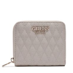 Portfel Guess. Brązowe portfele damskie Guess, z aplikacjami. Za 139.99 zł.