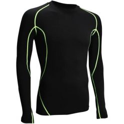 Koszulka kompresyjna z długim rękawem Avento. Czarne t-shirty sportowe męskie Avento, l, bez ramiączek, na fitness i siłownię. Za 145.00 zł.