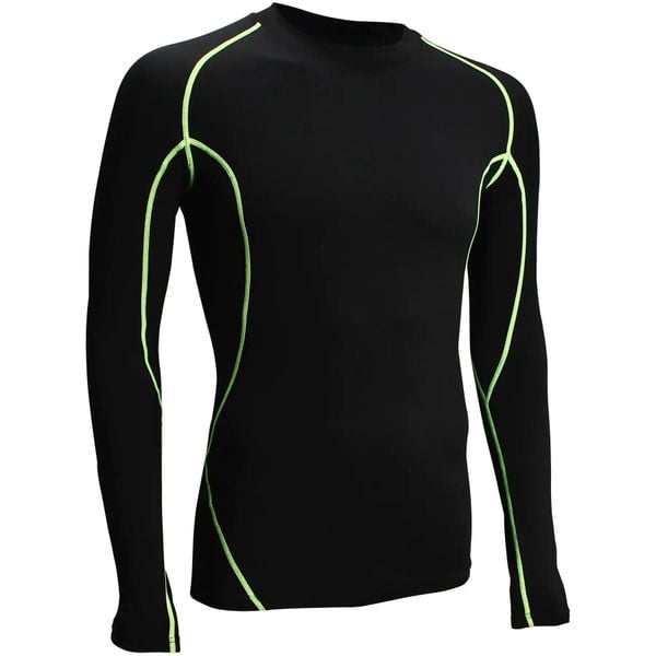 Koszulka kompresyjna z długim rękawem Avento. Czarne t-shirty sportowe męskie Avento, l, bez ramiączek, na fitness i siłownię. Za 145.00 zł.