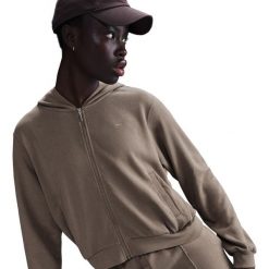 Bluza na co dzień damska Nike FN2415233. Brązowe bluzy z kapturem damskie Nike, s, z bawełny. Za 369.99 zł.