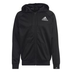 Bluza z logo adidas Aeroready Game and Go Smal. Czarne bluzy sportowe męskie Adidas, xl, z materiału. Za 301.20 zł.