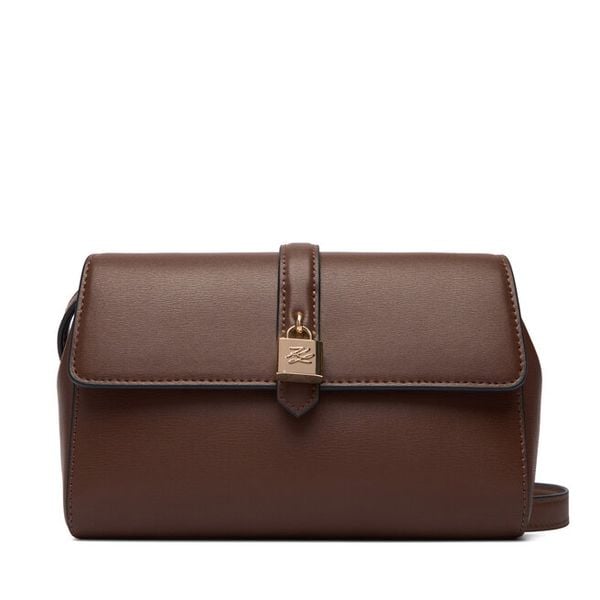 Torebka KARL LAGERFELD. Brązowe listonoszki damskie Karl Lagerfeld, bez wzorów, bez dodatków. Za 1,179.00 zł.