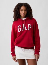 GAP Bluza w kolorze czerwonym rozmiar: L. Czerwone bluzy z kapturem damskie GAP, l, z materiału. Za 110.81 zł.