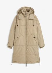 Płaszcz pikowany. Zielone płaszcze damskie bonprix, bez wzorów. Za 369.99 zł.