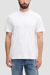 GUESS Biały męski t-shirt na krótki rękaw Small Patch, Rozmiar S. Białe t-shirty męskie Guess, m, z aplikacjami, bez kołnierzyka. W wyprzedaży za 79.99 zł.